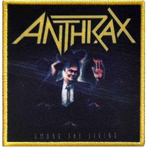 Anthrax - Among The Living Printed Patch i gruppen MERCHANDISE / Tygmärke / Hårdrock hos Bengans Skivbutik AB (4400567)