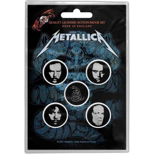 Metallica - Wherever I May Roam Button Badge i gruppen MERCHANDISE / Merch / Hårdrock hos Bengans Skivbutik AB (4400576)