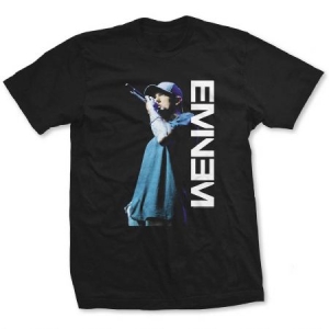 Eminem - Unisex T-Shirt: Mic. Pose (Medium) i gruppen CDON - Exporterade Artiklar_Manuellt / T-shirts_CDON_Exporterade hos Bengans Skivbutik AB (4400597)