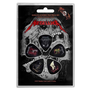 Metallica - Guitars Plectrum Pack i gruppen MERCHANDISE / Merch / Hårdrock hos Bengans Skivbutik AB (4400611)