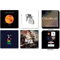 Coldplay - 4 Piece Set In Presentation Box Coaster i gruppen MERCHANDISE / Merch / Pop-Rock hos Bengans Skivbutik AB (4400638)