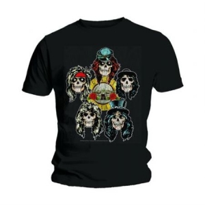 Guns N' Roses - Unisex T-Shirt: Vintage Heads (XX-Large) i gruppen ÖVRIGT / BW-T-shirts hos Bengans Skivbutik AB (4400645)