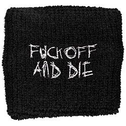 Darkthrone - Fabric Wristband: Fuck Off And Die (Loos i gruppen Minishops / Darkthrone hos Bengans Skivbutik AB (4400661)