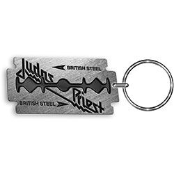 Judas Priest - Keychain: British Steel (Enamel In-Fill) i gruppen MERCHANDISE / Nyckelring / Hårdrock hos Bengans Skivbutik AB (4400804)