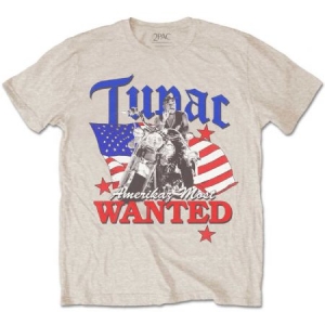 Tupac - Unisex T-Shirt: Most Wanted (Small) i gruppen CDON - Exporterade Artiklar_Manuellt / T-shirts_CDON_Exporterade hos Bengans Skivbutik AB (4400806)