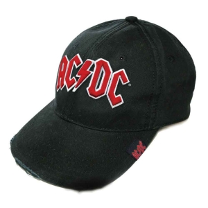 Ac/Dc - Red Logo Bl Baseball C i gruppen MERCH / Minsishops-merch / Ac/Dc hos Bengans Skivbutik AB (4400865)