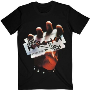 Judas Priest - British Steel Uni Bl T-Shirt i gruppen MERCHANDISE / T-shirt / Hårdrock hos Bengans Skivbutik AB (4400978)