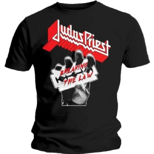 Judas Priest - Unisex T-Shirt: Breaking The Law (Medium) i gruppen CDON - Exporterade Artiklar_Manuellt / T-shirts_CDON_Exporterade hos Bengans Skivbutik AB (4400991)