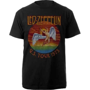 Led Zeppelin - Usa Tour 75 Uni Bl T-Shirt  (XL) i gruppen ÖVRIGT / -Start Tshirt hos Bengans Skivbutik AB (4401001)