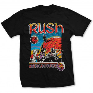 Rush - Unisex T-Shirt: US Tour 1978 (Small) i gruppen ÖVRIGT / Övrigt / aub hos Bengans Skivbutik AB (4401027)