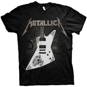 Metallica - Unisex T-Shirt: Papa Het Guitar (Medium) i gruppen CDON - Exporterade Artiklar_Manuellt / T-shirts_CDON_Exporterade hos Bengans Skivbutik AB (4401054)