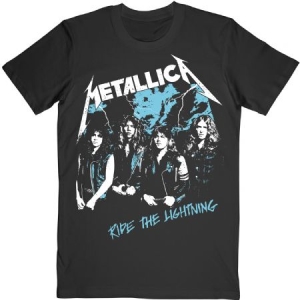 Metallica - Unisex T-Shirt: Vintage Ride The Lightni i gruppen ÖVRIGT / BW-T-shirts hos Bengans Skivbutik AB (4401059)