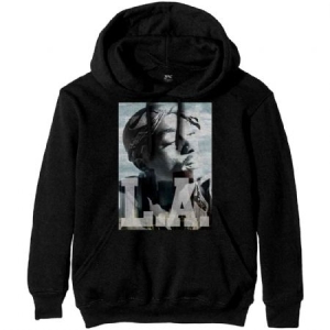 Tupac - Unisex Pullover Hoodie: LA Skyline (Larg i gruppen ÖVRIGT / BW Hoodies hos Bengans Skivbutik AB (4401075)