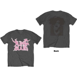 Yungblud - Unisex T-Shirt: DEADHAPPY Pink (Back Print) (Large) i gruppen CDON - Exporterade Artiklar_Manuellt / T-shirts_CDON_Exporterade hos Bengans Skivbutik AB (4401108)