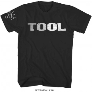 Tool - Unisex T-Shirt: Metallic Silver Logo (Sleeve Print) (X-Large) i gruppen CDON - Exporterade Artiklar_Manuellt / T-shirts_CDON_Exporterade hos Bengans Skivbutik AB (4401111)