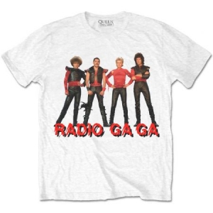 Queen - Unisex T-Shirt: Radio Ga Ga (Large) i gruppen CDON - Exporterade Artiklar_Manuellt / T-shirts_CDON_Exporterade hos Bengans Skivbutik AB (4401175)