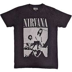 Nirvana - Unisex T-Shirt: Sitting (Distressed) (XX i gruppen ÖVRIGT / BW-T-shirts hos Bengans Skivbutik AB (4401263)