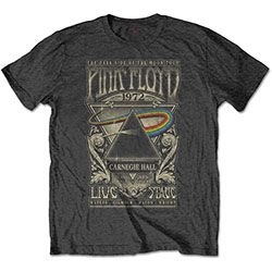 Pink Floyd - Unisex T-Shirt: Carnegie Hall Poster (Small) i gruppen ÖVRIGT / MK Test 6 hos Bengans Skivbutik AB (4401277)