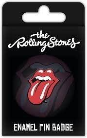 The Rolling Stones (Lips) Enamel Pin Bad i gruppen Minishops / Rolling Stones hos Bengans Skivbutik AB (4401384)