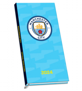 Manchester City Fc - Manchester City Fc 2024 Slim Diary i gruppen ÖVRIGT / Merchandise hos Bengans Skivbutik AB (4406373)
