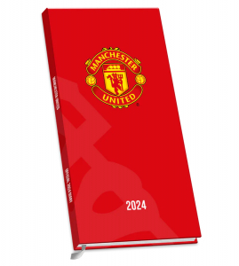 Manchester United Fc - Manchester United Fc 2024 Slim Diary i gruppen ÖVRIGT / Merchandise hos Bengans Skivbutik AB (4406374)