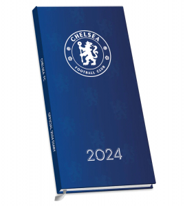 Chelsea Fc - Chelsea Fc 2024 Slim Diary i gruppen ÖVRIGT / Merchandise hos Bengans Skivbutik AB (4406376)