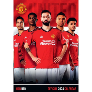 Manchester United Fc - Manchester United Fc 2024 A3 Calendar i gruppen ÖVRIGT / Merchandise hos Bengans Skivbutik AB (4406392)
