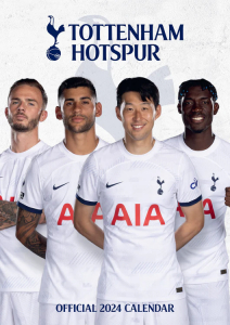 Tottenham Hotspur Fc - Tottenham Hotspur Fc 2024 A3 Calendar i gruppen ÖVRIGT / Merchandise hos Bengans Skivbutik AB (4406396)