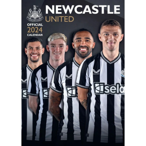 Newcastle United Fc - Newcastle United Fc 2024 A3 Calendar i gruppen MERCH / Kalendrar 2024 hos Bengans Skivbutik AB (4406399)