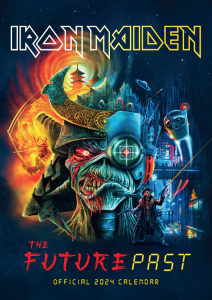 Iron Maiden - Iron Maiden 2024 A3 Calendar in the group MERCH / Calender 2024 at Bengans Skivbutik AB (4406404)