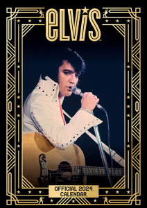 Elvis - Elvis 2024 A3 Calendar i gruppen MERCH / Kalendrar 2024 hos Bengans Skivbutik AB (4406412)