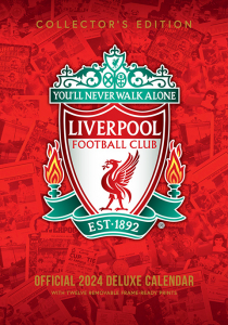 Liverpool Fc - Liverpool Fc 2024 A3 Deluxe Calendar in the group MERCH / Calender 2024 at Bengans Skivbutik AB (4406418)