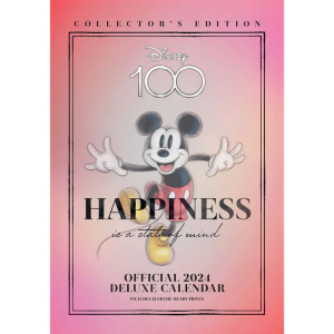 Disney - Disney 100 Quotes 2024 A3 Deluxe Calenda i gruppen MERCH / Kalendrar 2024 hos Bengans Skivbutik AB (4406426)