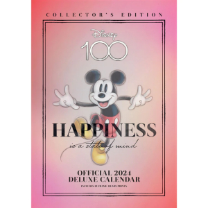 Disney - Disney 100 Quotes 2024 A3 Deluxe Calenda i gruppen ÖVRIGT / Merchandise hos Bengans Skivbutik AB (4406426)