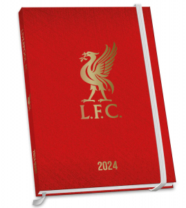 Liverpool Fc - Liverpool Fc 2024 A5 Diary i gruppen MERCH / Kalendrar 2024 hos Bengans Skivbutik AB (4406428)
