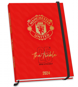 Manchester United Fc - Manchester United Fc 2024 A5 Diary i gruppen ÖVRIGT / Merchandise hos Bengans Skivbutik AB (4406429)