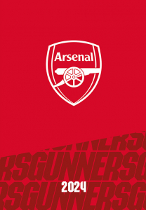 Arsenal Fc - Arsenal Fc 2024 A5 Diary i gruppen MERCH / Kalendrar 2024 hos Bengans Skivbutik AB (4406433)