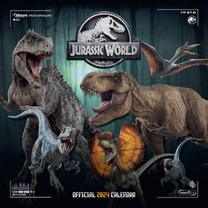 Jurassic - Jurassic World 2024 Square Calendar i gruppen ÖVRIGT / Merchandise hos Bengans Skivbutik AB (4406468)