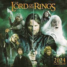 Lord Of The Rings - Lord Of The Rings Square Calendar i gruppen MERCH / Kalendrar 2024 hos Bengans Skivbutik AB (4406469)