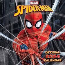 Spider-Man - Spider-Man 2024 Square Calendar i gruppen MERCH / Kalendrar 2024 hos Bengans Skivbutik AB (4406472)