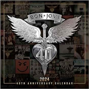 Bon Jovi - Bon Jovi 2024 Square Calendar i gruppen Minishops / Bon Jovi hos Bengans Skivbutik AB (4406476)