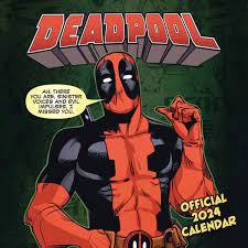 Deadpool - Deadpool (Marvel) 2024 Square Calendar in the group MERCH / Calender 2024 at Bengans Skivbutik AB (4406477)