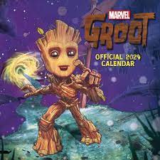 Marvel - Marvel: I Am Groot 2024 Square Calendar i gruppen ÖVRIGT / Merchandise hos Bengans Skivbutik AB (4406481)