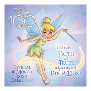 Disney - Disney 100 Years Special  Square 2024 Ca i gruppen MERCH / Kalendrar 2024 hos Bengans Skivbutik AB (4406494)