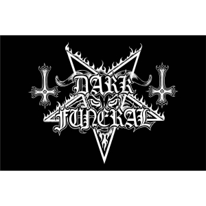 Dark Funeral - Logo Textile Poster i gruppen MERCHANDISE / Merch / Hårdrock hos Bengans Skivbutik AB (4408530)