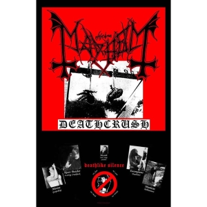 Mayhem - Deathcrush Textile Poster i gruppen MERCHANDISE / Merch / Hårdrock hos Bengans Skivbutik AB (4408531)