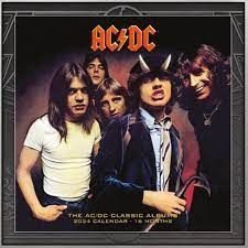 AC/DC - AC/DC 2024CALENDAR i gruppen Minishops / AC/DC hos Bengans Skivbutik AB (4413366)