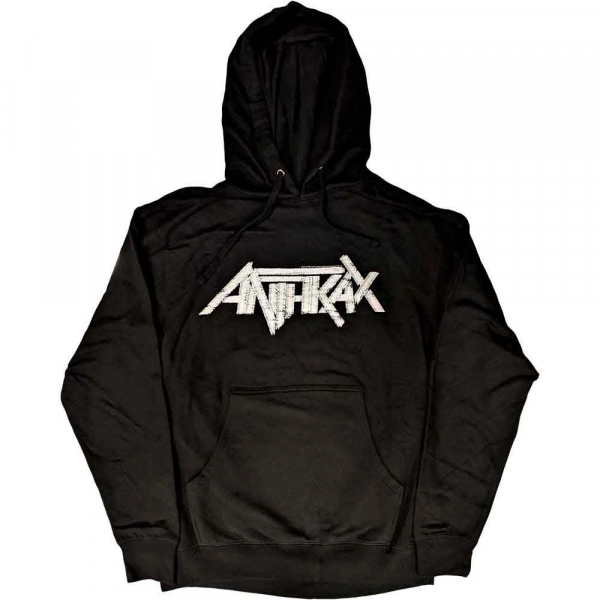 Anthrax - Unisex Pullover Hoodie: Logo - i gruppen ÖVRIGT / Övrigt / aub hos Bengans Skivbutik AB (4414412r)