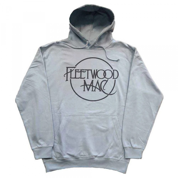 Fleetwood Mac - Classic Logo (Light Blue) Uni Pullover Hoodie i gruppen ÖVRIGT / Övrigt / aub hos Bengans Skivbutik AB (4414432r)