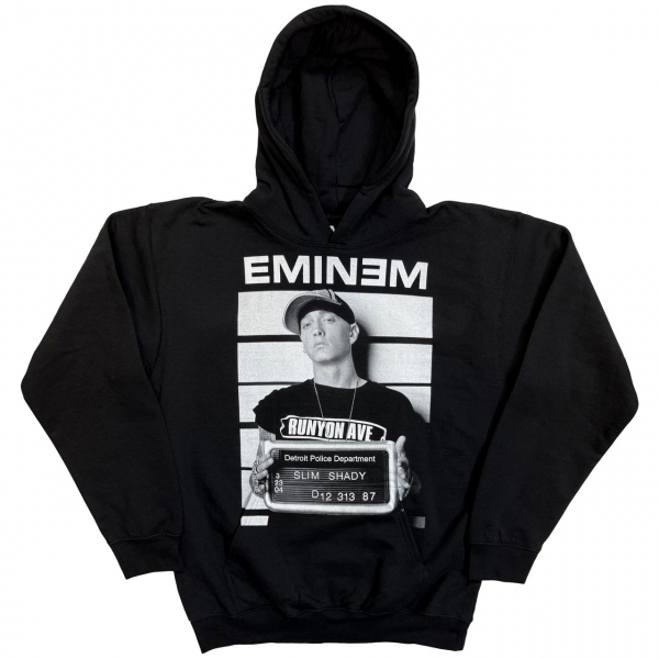 Eminem - Arrest (Black) Uni Pullover Hoodie i gruppen ÖVRIGT / Övrigt / aub hos Bengans Skivbutik AB (4414490r)